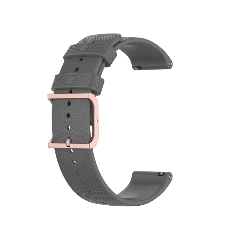 For Samsung Galaxy Watch3 45mm / Galaxy Watch 46mm 22mm Dot Texture Watch Band(Grey) - Smart Wear by buy2fix | Online Shopping UK | buy2fix