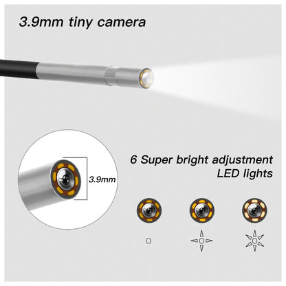 F240 3.9mm HD 1080P IP67 Waterproof WiFi Direct Connection Digital Endoscope, Cable Length:5m(Black) - Consumer Electronics by buy2fix | Online Shopping UK | buy2fix