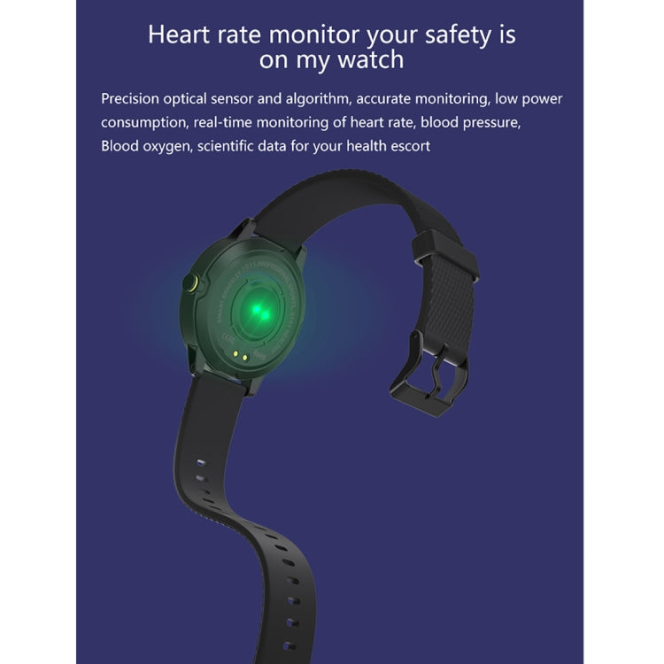 S18 1.3 inch TFT Screen IP67 Waterproof Smart Watch Bracelet, Support Sleep Monitor / Heart Rate Monitor / Blood Pressure Monitoring(Black Red) - Smart Wear by buy2fix | Online Shopping UK | buy2fix