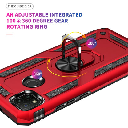 For Xiaomi Redmi 9C Shockproof TPU + PC Protective Case with 360 Degree Rotating Holder(Gold) - Xiaomi Accessories by buy2fix | Online Shopping UK | buy2fix