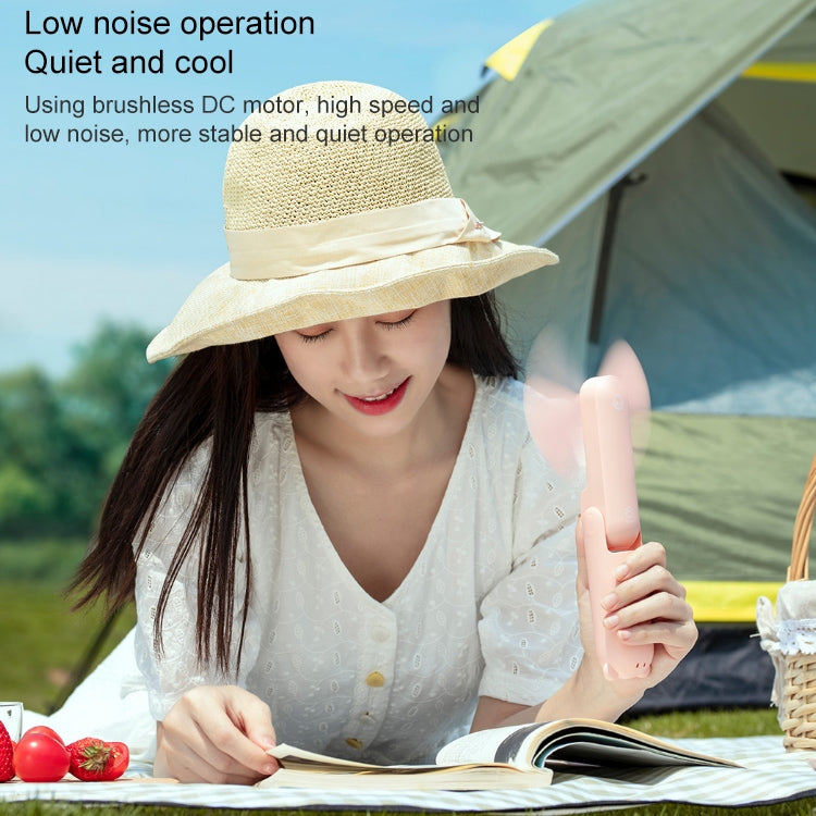 Xiaomi Youpin JISULIFE F8X Upgrade Version Multifunctional Mini Fan Handheld Folding Fan (Brown) - Electric Fans by Xiaomi | Online Shopping UK | buy2fix