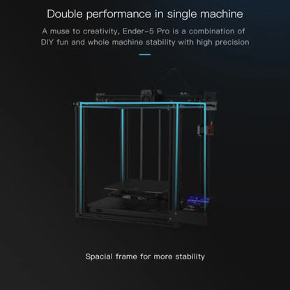 CREALITY Ender-5 Pro Silent Mainboard Double Y-axis DIY 3D Printer, Print Size : 22 x 22 x 30cm, AU Plug - 3D Printer by Creality | Online Shopping UK | buy2fix