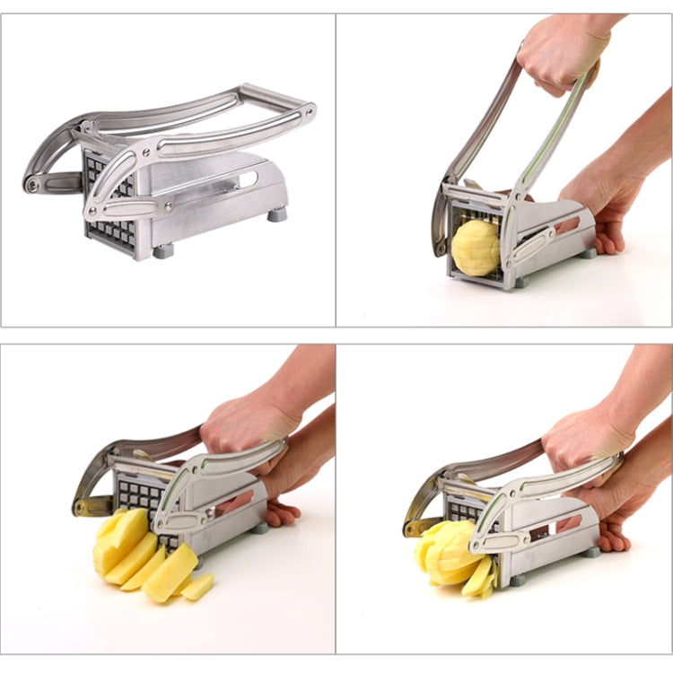 Stainless Steel Household Potato Chips Cutting Machine Potato Cutting Chipper - Home & Garden by buy2fix | Online Shopping UK | buy2fix