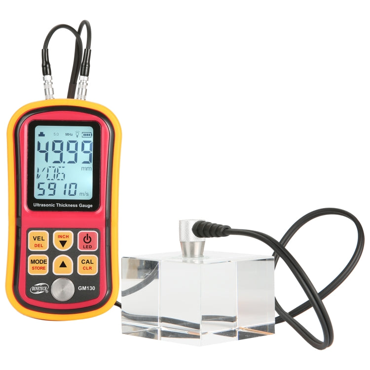 BENETECH GM130 Ultrasonic Thickness Meter Tester Gauge, Measure Range: 1.00~300.0mm - Coating Thickness Gauge by BENETECH | Online Shopping UK | buy2fix