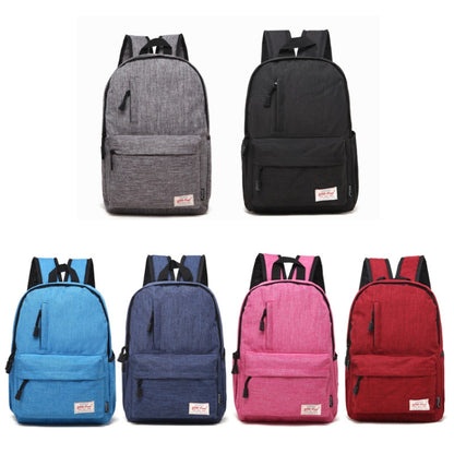 Universal Multi-Function Canvas Laptop Computer Shoulders Bag Leisurely Backpack Students Bag, Big Size: 42x29x13cm, For 15.6 inch and Below Macbook, Samsung, Lenovo, Sony, DELL Alienware, CHUWI, ASUS, HP(Red) - Backpack by buy2fix | Online Shopping UK | buy2fix