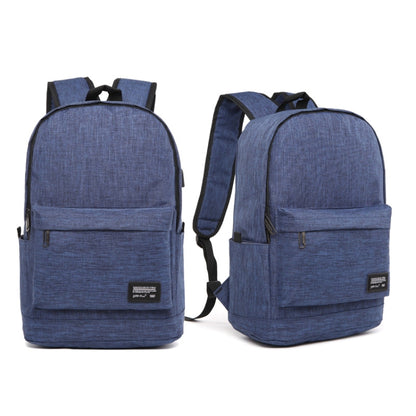 Universal Multi-Function Oxford Cloth Laptop Shoulders Bag Backpack with External USB Charging Port, Size: 45x31x16cm, For 15.6 inch and Below Macbook, Samsung, Lenovo, Sony, DELL Alienware, CHUWI, ASUS, HP(Blue) - Backpack by buy2fix | Online Shopping UK | buy2fix