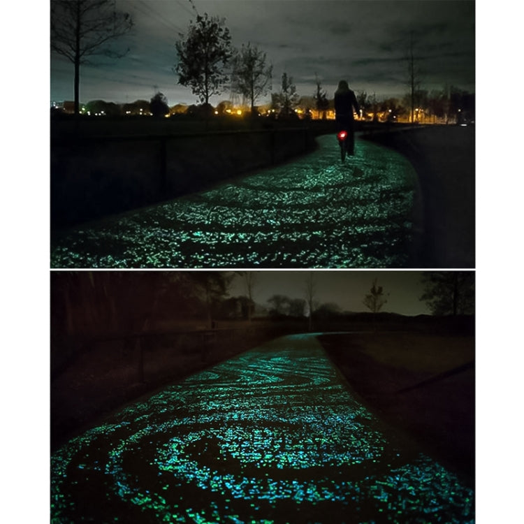 100 PCS Glow in The Dark Garden Pebbles for Walkways & Decoration and Plants Luminous Stones(Emerald) - Home & Garden by buy2fix | Online Shopping UK | buy2fix