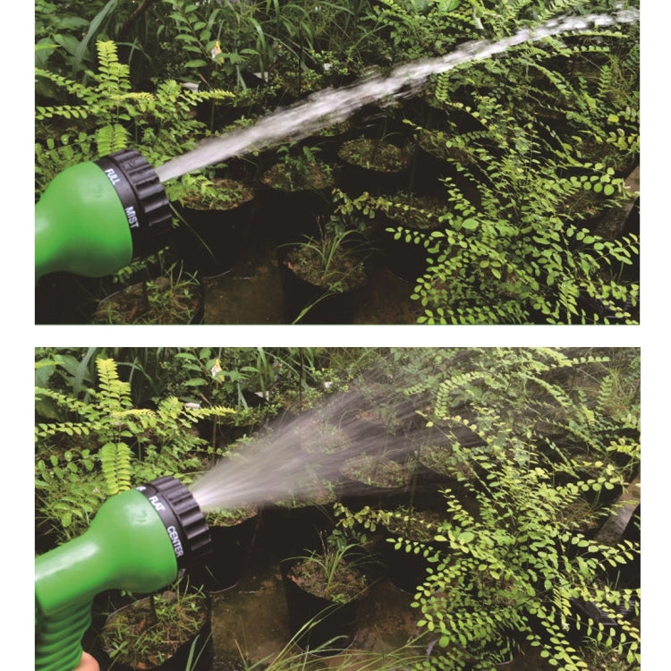 50FT Garden Watering 3 Times Telescopic Pipe Magic Flexible Garden Hose Expandable Watering Hose with Plastic Hoses Telescopic Pipe with Spray Gun, Random Color Delivery - Watering & Irrigation by buy2fix | Online Shopping UK | buy2fix