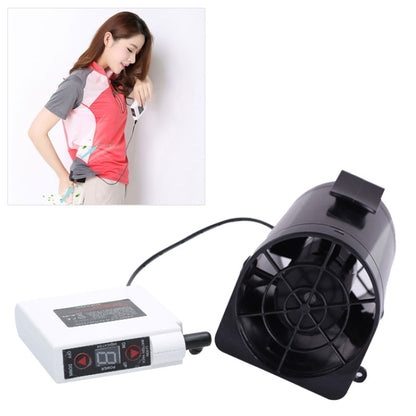 Portable Mini Waist Fan Cooling Fan USB Skin Cooler (Black) - Consumer Electronics by buy2fix | Online Shopping UK | buy2fix