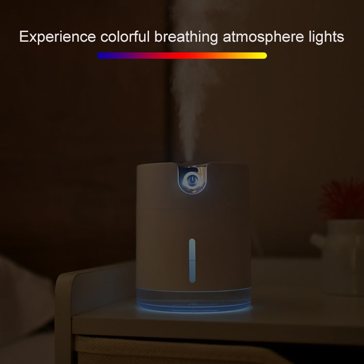 WT-H16 USB Charging Water Pattern Atomizing Humidifier with Colorful Night Lights, Water Tank Capacity: 300mL (Pink) - Home & Garden by buy2fix | Online Shopping UK | buy2fix