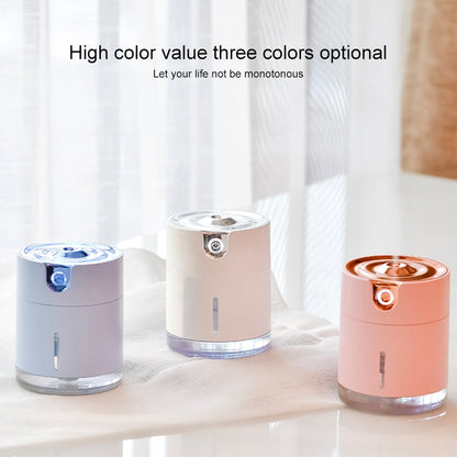 WT-H16 USB Charging Water Pattern Atomizing Humidifier with Colorful Night Lights, Water Tank Capacity: 300mL (White) - Home & Garden by buy2fix | Online Shopping UK | buy2fix