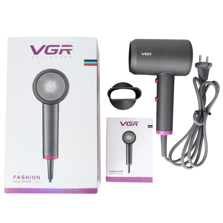 VGR V-400 Household Negative Ion Hair Dryers with 2 Gear Adjustment, Plug Type: EU Plug - Home & Garden by VGR | Online Shopping UK | buy2fix