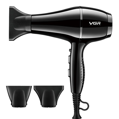 VGR V-414 2200W Negative Ion Hair Dryers with 6 Gear Adjustment, Plug Type: EU Plug(Black) - Hair Dryers & Accessories by VGR | Online Shopping UK | buy2fix