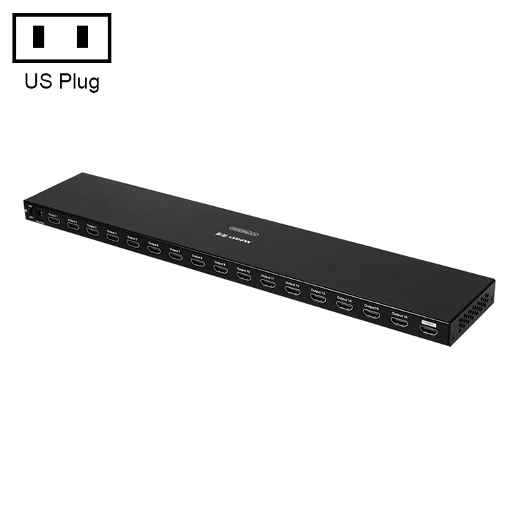 Measy SPH116 1 to 16 4K HDMI 1080P Switch Simultaneous Display Spliter(US Plug) -  by Measy | Online Shopping UK | buy2fix