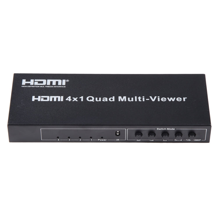 4 in 1 Out HDMI Quad Multi-viewer with Seamless Switcher, EU Plug -  by buy2fix | Online Shopping UK | buy2fix