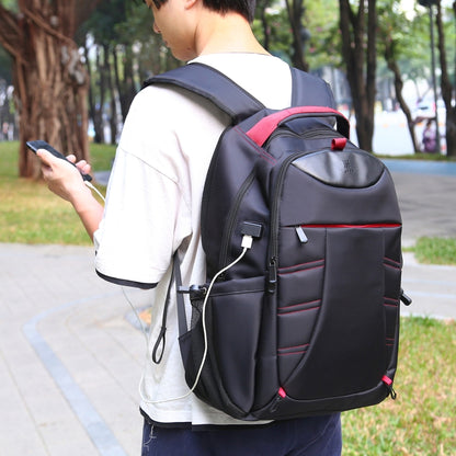HAWEEL Foldable Removable Outdoor Portable Dual Shoulders Laptop Backpack(Black) -  by HAWEEL | Online Shopping UK | buy2fix