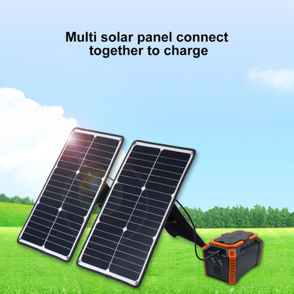 HAWEEL 2 PCS 20W Monocrystalline Silicon Solar Power Panel Charger, with USB Port & Holder & Tiger Clip, Support QC3.0 and AFC(Black) - Charger by HAWEEL | Online Shopping UK | buy2fix