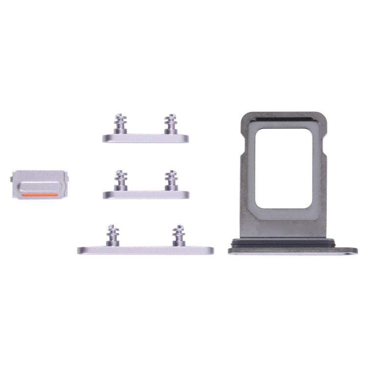 SIM Card Tray + SIM Card Tray + Side Keys for iPhone 14 Pro (Purple) - Repair & Spare Parts by buy2fix | Online Shopping UK | buy2fix