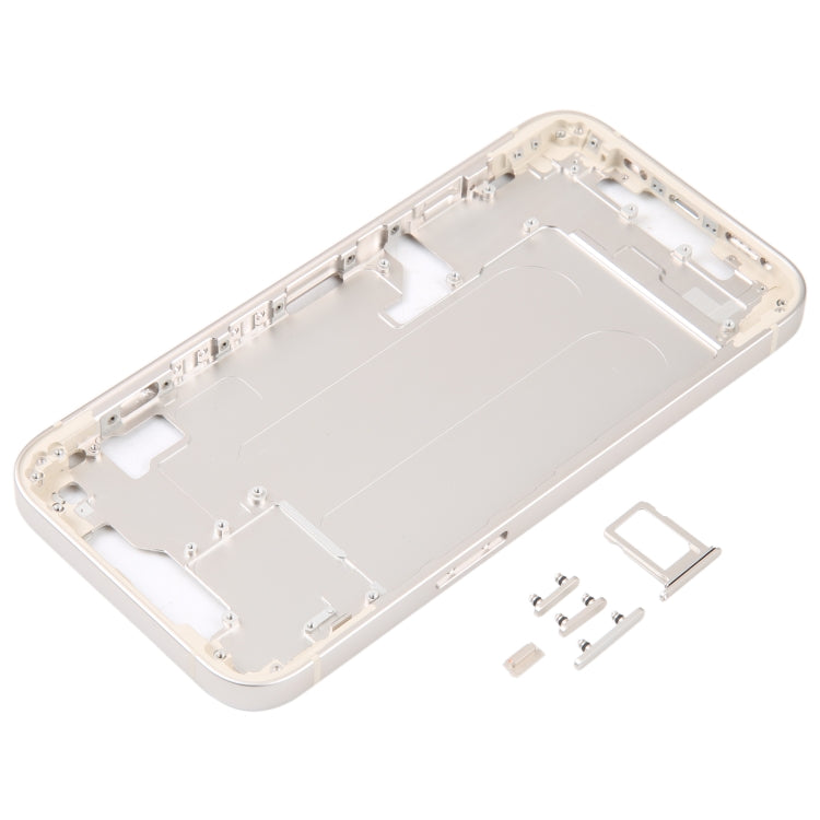 For iPhone 14 Middle Frame with Side Keys (Gold) - Repair & Spare Parts by buy2fix | Online Shopping UK | buy2fix