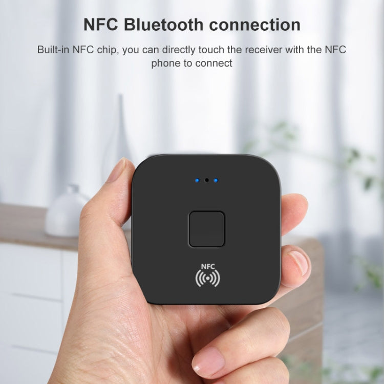 B11 Bluetooth 5.0 Receiver AUX NFC to 2 x RCA Audio Adapter - Apple Accessories by buy2fix | Online Shopping UK | buy2fix