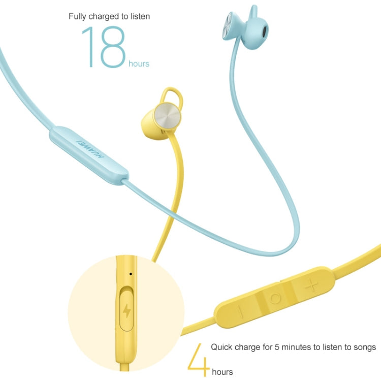 Original Huawei FreeLace Wireless Earphone Vibrant Edition (Spruce Green) - Neck-mounted Earphone by Huawei | Online Shopping UK | buy2fix