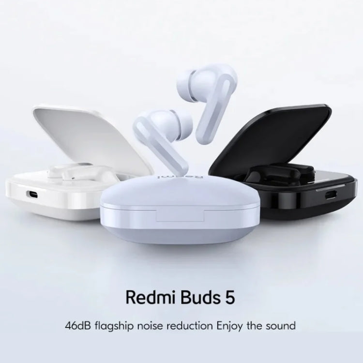 Original Xiaomi Redmi Buds 5 Wireless Bluetooth Earphone (White) - Bluetooth Earphone by Xiaomi | Online Shopping UK | buy2fix