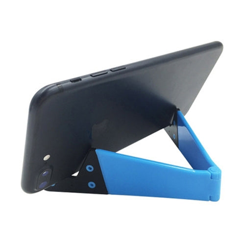 V Shape Universal Mobile Phone Tablet Bracket Holder (Sky Blue) - Desktop Holder by buy2fix | Online Shopping UK | buy2fix