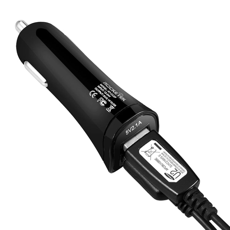 ROCKETEK CC2P DC 5V 4.2A Dual USB Smart Car Charger - In Car by ROCKETEK | Online Shopping UK | buy2fix