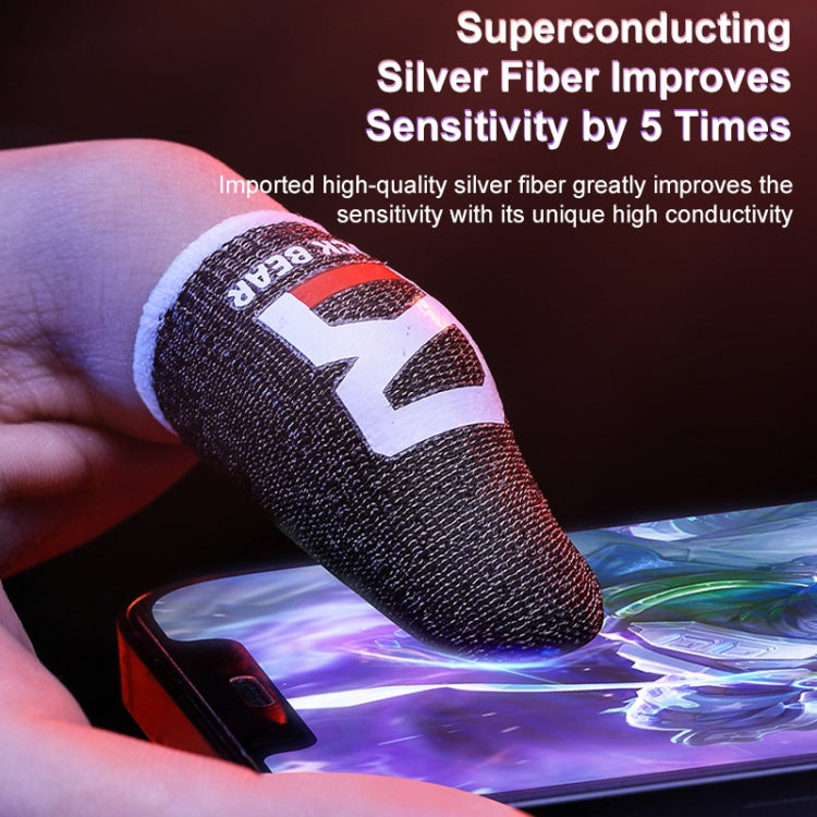 ROCK i27 Super Conductive Silver Fiber Anti-sweat Sensitive Touch Gaming Finger Cover for Thumb / Index Finger - Gaming Finger Sleeves by buy2fix | Online Shopping UK | buy2fix