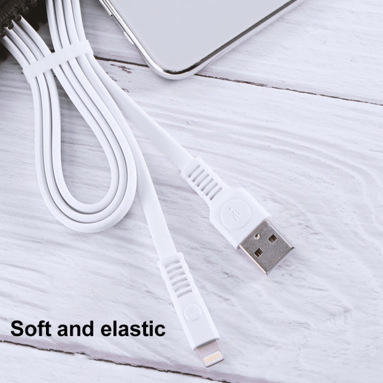 WK WDC-066i 2.1A 8 Pin Flushing Charging Data Cable, Length: 2m(White) - Normal Style Cable by WK | Online Shopping UK | buy2fix