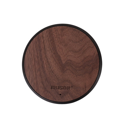 Musor 2 PCS 10W Phone Fast Charging Walnut Wireless Charger - Apple Accessories by buy2fix | Online Shopping UK | buy2fix