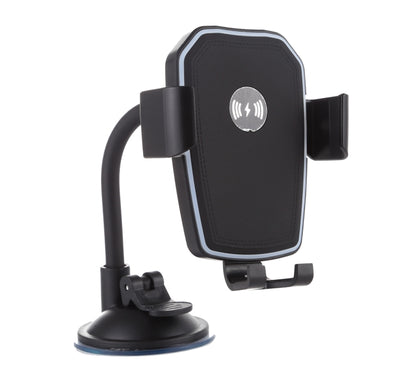 K81 10W QI Universal Rotating Gravity Induction Car Wireless Charging Mobile Phone Holder with Suction Cup - In Car by buy2fix | Online Shopping UK | buy2fix