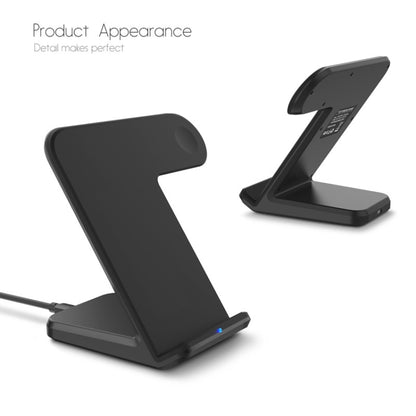 F11 Vertical Magnetic Wireless Charger for QI Charging Standard Mobile Phones & Apple Watch Series (Black) - Apple Accessories by buy2fix | Online Shopping UK | buy2fix