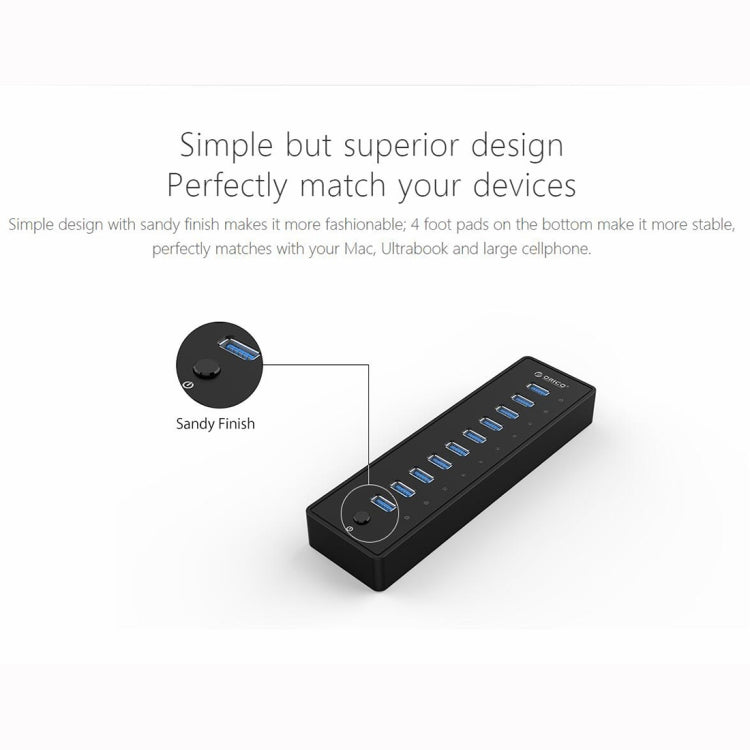 ORICO P10-U3-V1 10 USB 3.0 Ports HUB - Computer & Networking by ORICO | Online Shopping UK | buy2fix