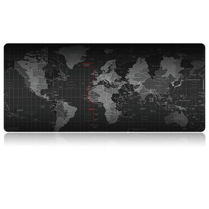 Extended Large Anti-Slip World Map Pattern Soft Rubber Smooth Cloth Surface Game Mouse Pad Keyboard Mat, Size: 70 x 30cm -  by buy2fix | Online Shopping UK | buy2fix