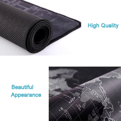 Extended Large Anti-Slip World Map Pattern Soft Rubber Smooth Cloth Surface Game Mouse Pad Keyboard Mat, Size: 70 x 30cm -  by buy2fix | Online Shopping UK | buy2fix