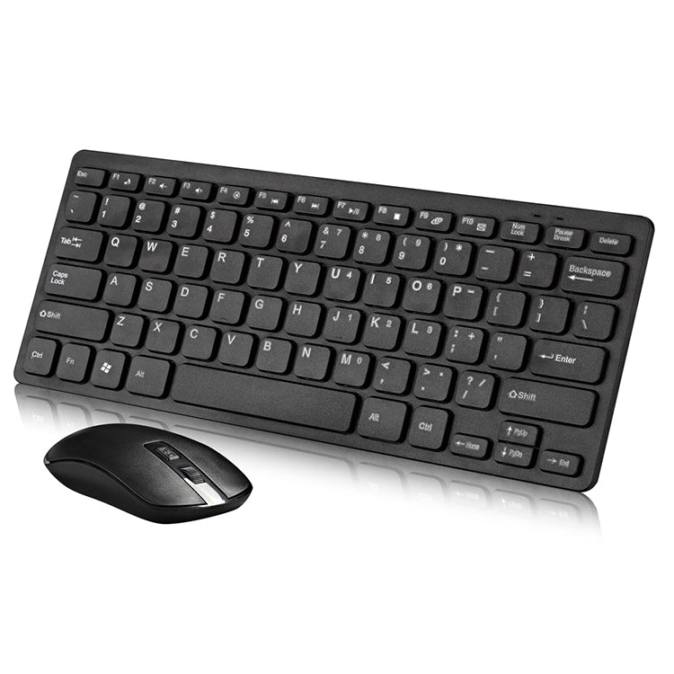 MC Saite K05 Wireless Mouse + Keyboard Set (Black) - Wireless Keyboard by MC Saite | Online Shopping UK | buy2fix