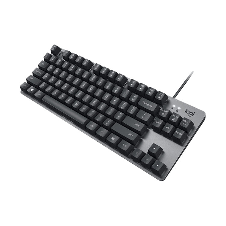 Logitech K835 Mini Mechanical Wired Keyboard, Red Shaft (Black) - Wired Keyboard by Logitech | Online Shopping UK | buy2fix