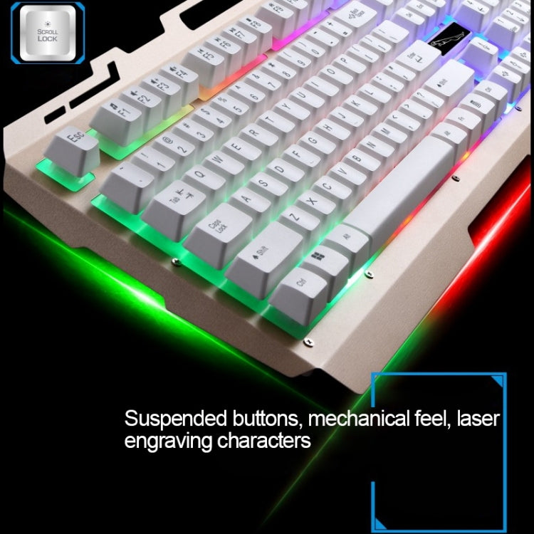 Chasing Leopard G700 USB RGB Backlight Wired Optical Gaming Mouse and Keyboard Set, Keyboard Cable Length: 1.35m, Mouse Cable Length: 1.3m(Black) - Wired Keyboard by Chasing Leopard | Online Shopping UK | buy2fix