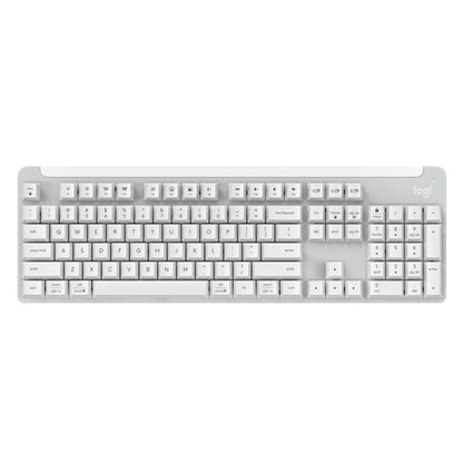 Logitech K865 104 Keys Wireless Bluetooth Mechanical Keyboard, Red Shaft (White) - Wireless Keyboard by Logitech | Online Shopping UK | buy2fix