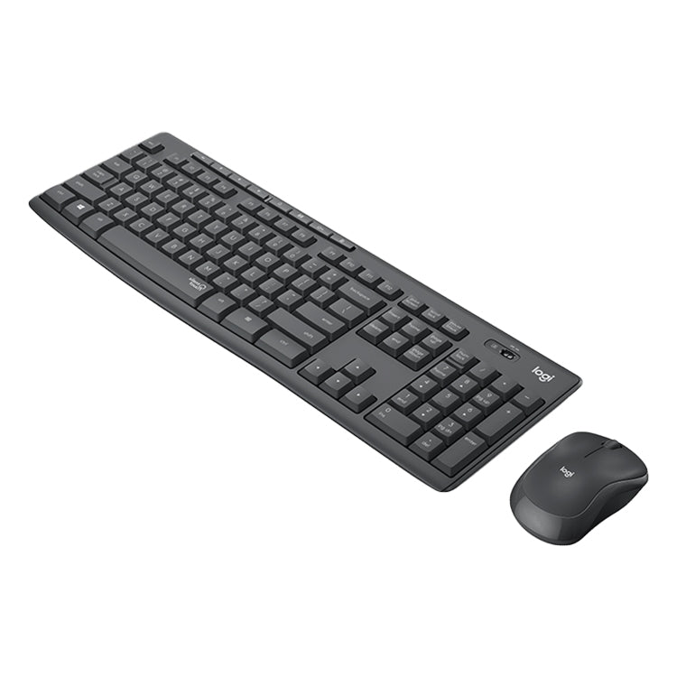 Logitech MK295 USB Wireless Silence Keyboard Mouse Set (Black) - Wireless Keyboard by Logitech | Online Shopping UK | buy2fix