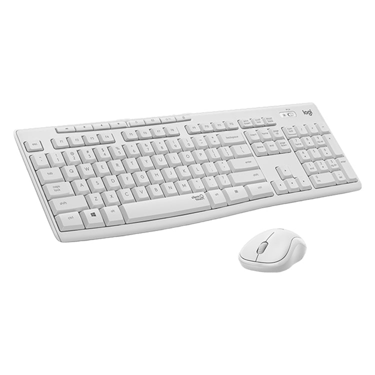 Logitech MK295 USB Wireless Silence Keyboard Mouse Set (White) - Wireless Keyboard by Logitech | Online Shopping UK | buy2fix