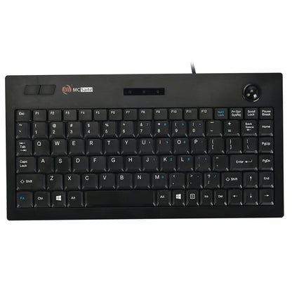 MC Saite MC-9712 Wired 88 Keys Multimedia Computer Keyboard with Trackball for Windows - Wired Keyboard by MC Saite | Online Shopping UK | buy2fix