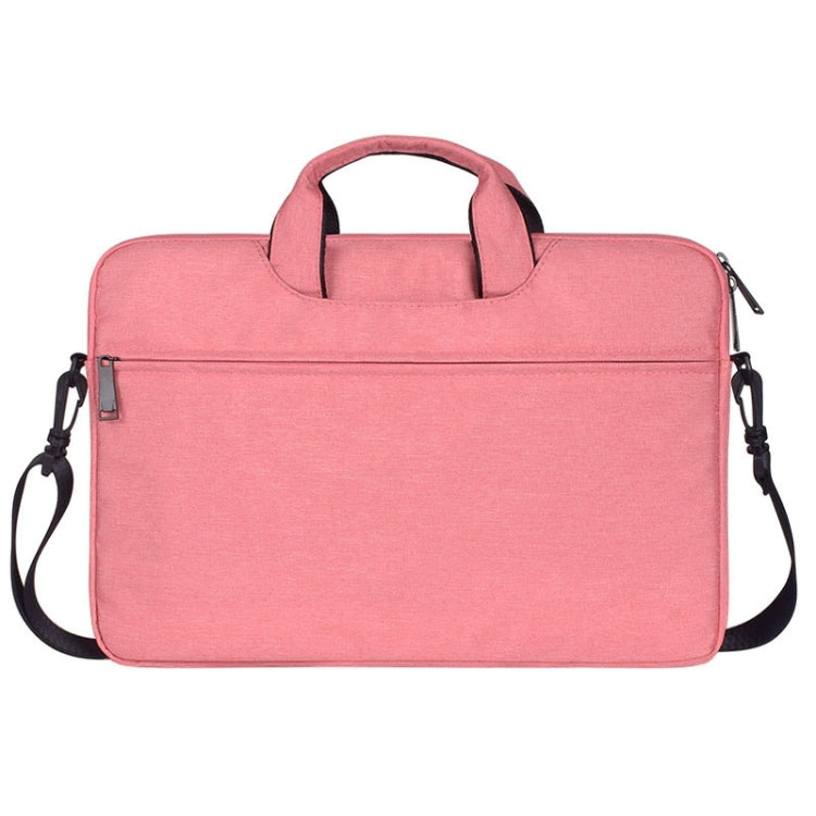 ST01S Waterproof Oxford Cloth Hidden Portable Strap One-shoulder Handbag for 15.6 inch Laptops(Pink) - Computer & Networking by buy2fix | Online Shopping UK | buy2fix