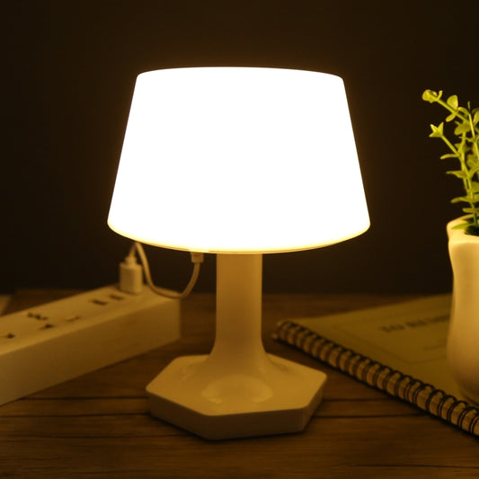 F806 USB White Light / Warm White Light Switch LED Desk Lamp (White) -  by buy2fix | Online Shopping UK | buy2fix