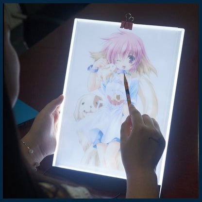 5W 5V LED Three Level of Brightness Dimmable A4 Acrylic Copy Boards Anime Sketch Drawing Sketchpad - Consumer Electronics by buy2fix | Online Shopping UK | buy2fix