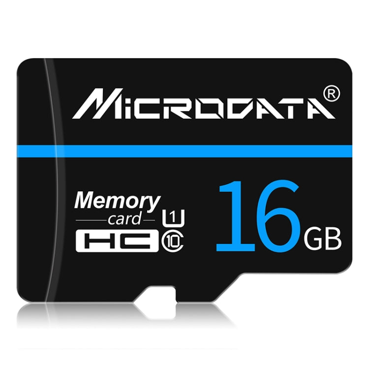 MICRODATA 16GB U1 Blue Line and Black TF(Micro SD) Memory Card - Micro SD Card by MiCRODATA | Online Shopping UK | buy2fix