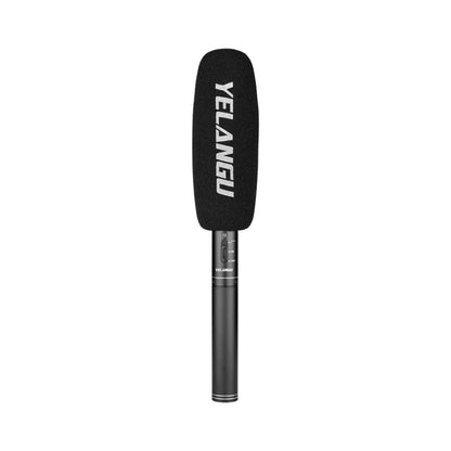 YELANGU YLG9933A MIC07 Professional Interview Condenser Video Shotgun Microphone with 6.5mm Audio Adapter & 3.5mm RXL Audio Cable(Black) - Camera Microphone by YELANGU | Online Shopping UK | buy2fix