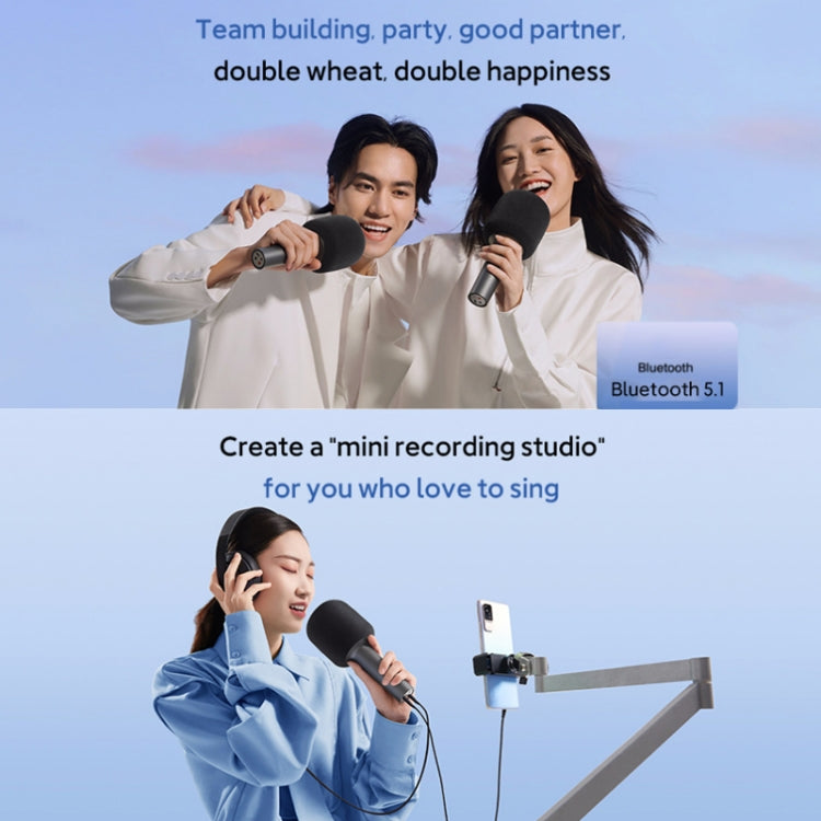 Original Xiaomi Mijia Bluetooth 5.1 Stereo Noise Reduction Karaoke Microphone - Consumer Electronics by Xiaomi | Online Shopping UK | buy2fix