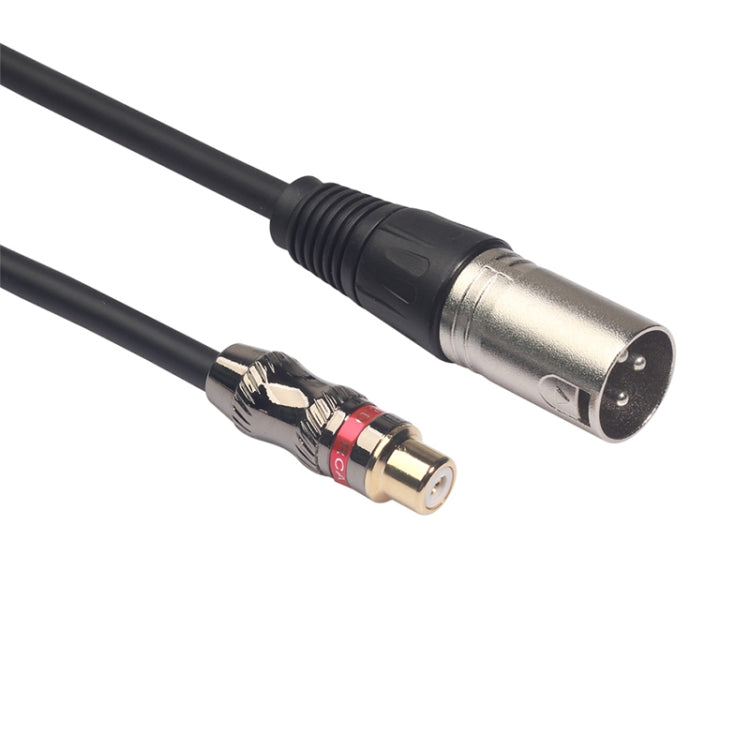 TR026K17-03 RCA Female to XLR Male Audio Cable, Length: 0.3m - Consumer Electronics by buy2fix | Online Shopping UK | buy2fix